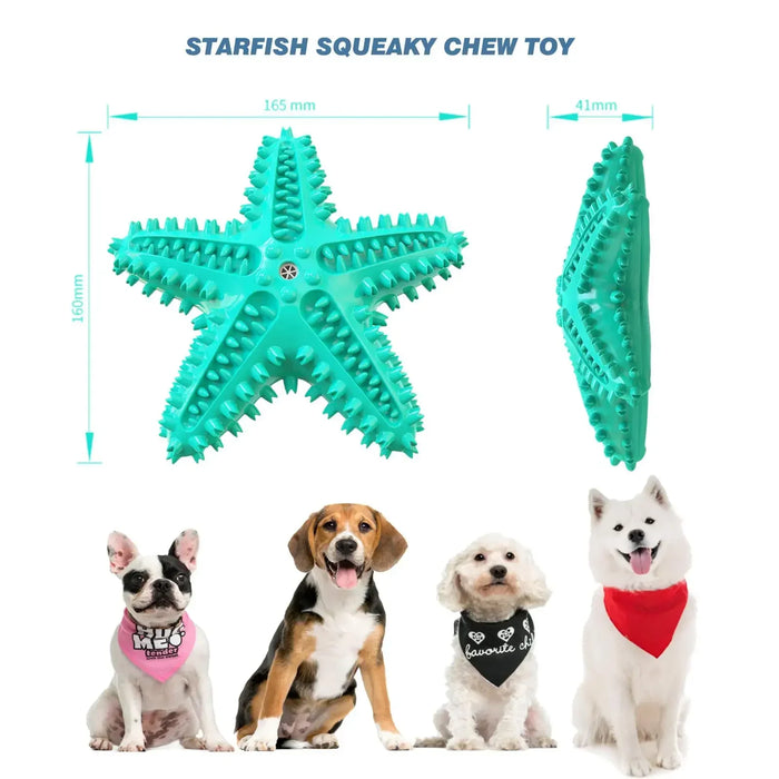 Floating Starfish Dog Chew Toy For Small To Medium Dogs