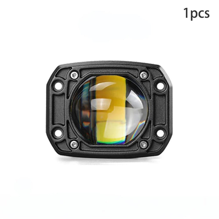 Off Road 4X4 12V 24V Led Work Light 6000K White 3500K Yellow Fog Lights Flush Mount 8D Lens Jeep Truck Compatible