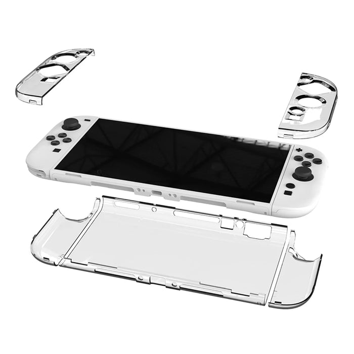 Transparent Protective Case For Switch 2 Split Case Cover Anti-Fall Protective Shell Cover Game Console Clear Case For Switch 2