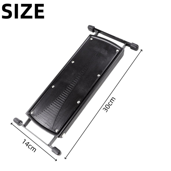 Adjustable Guitar Footrest Pedal Non Slip Rubber Pad 4 / 6 Position Height Foldable Accessories