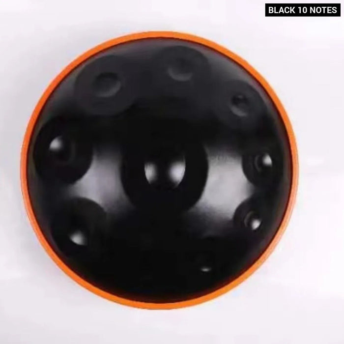 432Hz 10 9 Notes 22 Inch Golden Steel Tongue Handpan Drum For Yoga Meditation