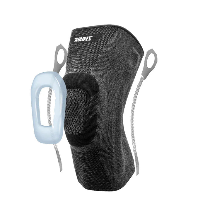 Breathable Men Knee Brace With Silicone Spring Basketball & Volleyball Support