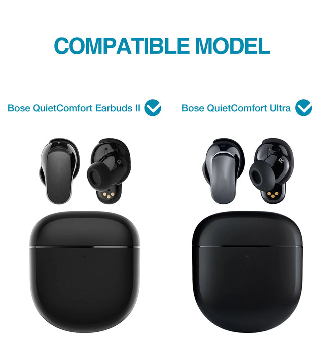 For Bose Quietcomfort Earbuds Ii / Quietcomfort Ultra Earbuds Case With Magnetic Lid Lock