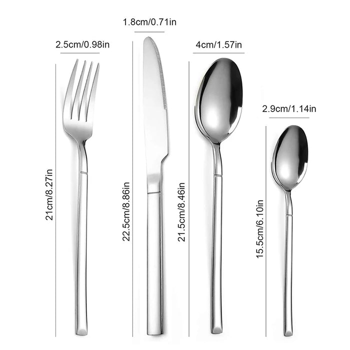 4 / 16 Piece Stainless Steel Cutlery Set For Restaurants
