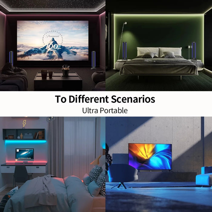 25In Soundbar For Tv Dual Subwoofers 4 Speakers 3D Stereo Bluetooth