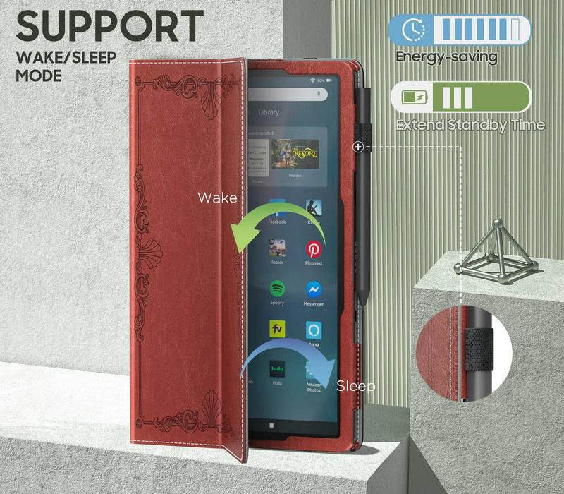 For Amazon Kindle Fire Max 13Th Generation 2023 Release 11 Inch Slim Folding Stand Case