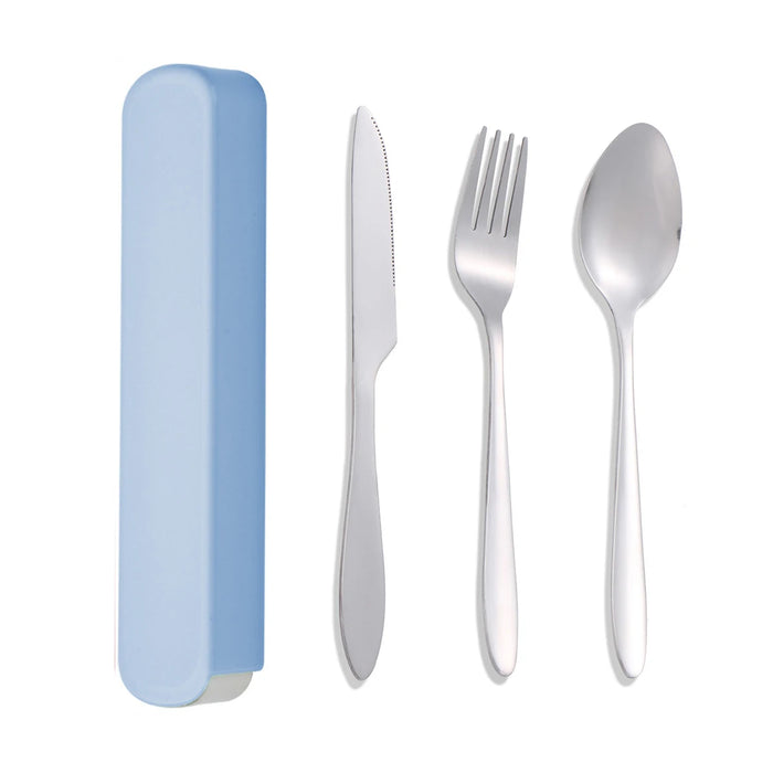 3 Piece Portable Student Dining Set With Case