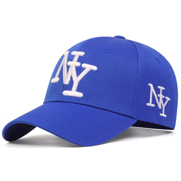 Ny Letter Embroidery Baseball Cap Adjustable Sun Hat