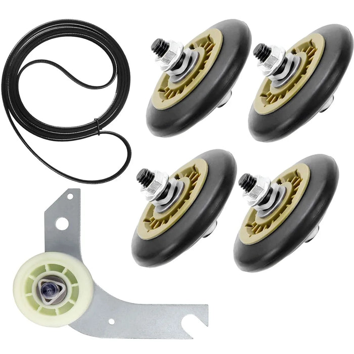 134715900 Dryer Drum Roller Assembly & 134793500 Dryer Idler Pulley & 137315300 Dryer Belt For Electrolux / Frigidaire Dryer