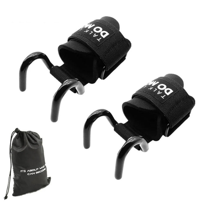 Pair of Non Slip Weight Lifting Hooks