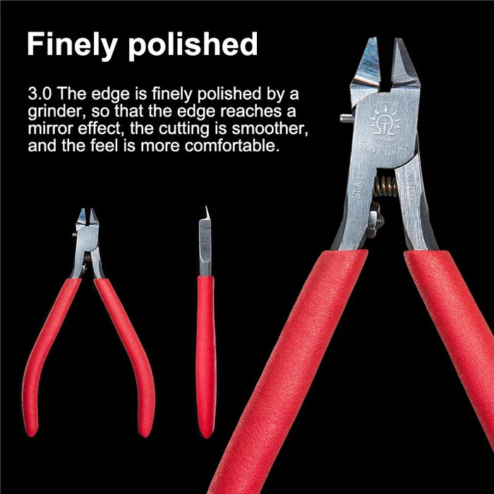 Dspiae St A 3.0 Single Blade Nipper Pliers Multifunctional Bent Long Nose Hand Tool