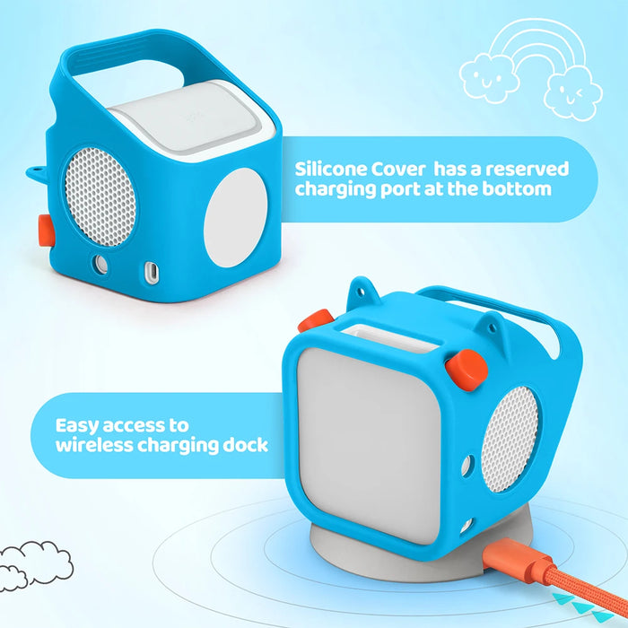 For Yoto Mini Silicone Case Protective Cover With Lanyard Anti-Drop Audio Music Player Protective Sleeve Case For Yoto Mini