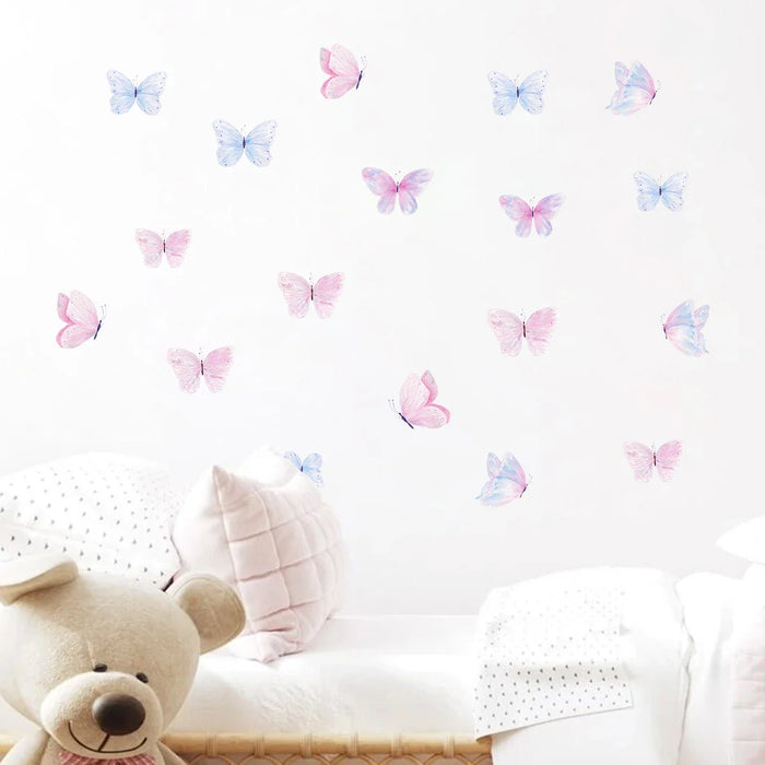 Charming Butterfly Wall Decals For Girls Room