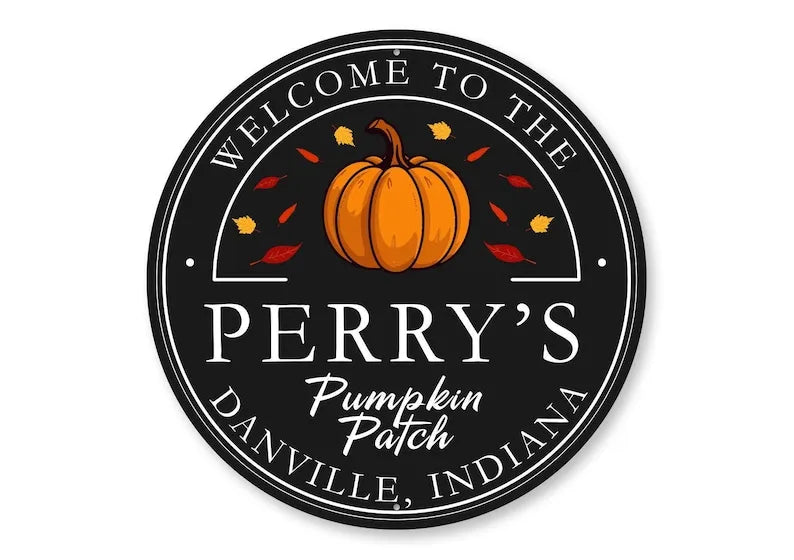 Home Garden Pumpkin Patch Sign