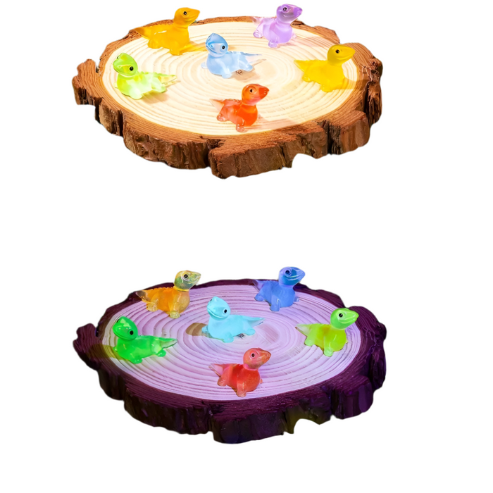 30 Glow In The Dark Mini Lizard Figures For Diy Crafts