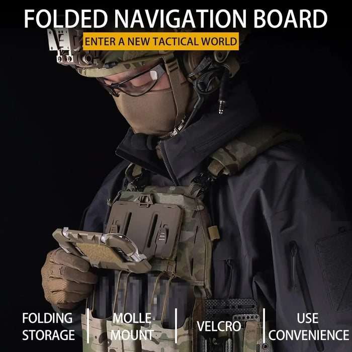 Foldable Molle Phone Carrier For Tactical Vests