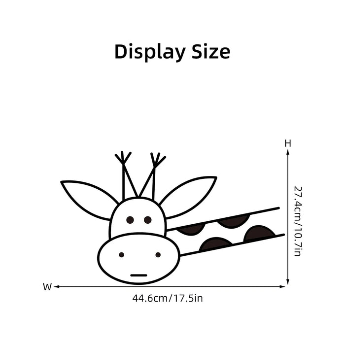 Adorable Giraffe Wall Sticker For Kids Room Decor