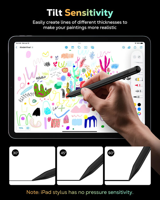 For Ipad A16 11Th 10Th Gen 2018-2025 Apple Ipad 11 / 10 / 9 / 8 / 7 / 6 / A16 Mini 7 / 6 / 5 Air M3 / M2 11 Inch / 13 Inch / 5 / 4 Stylus Pen