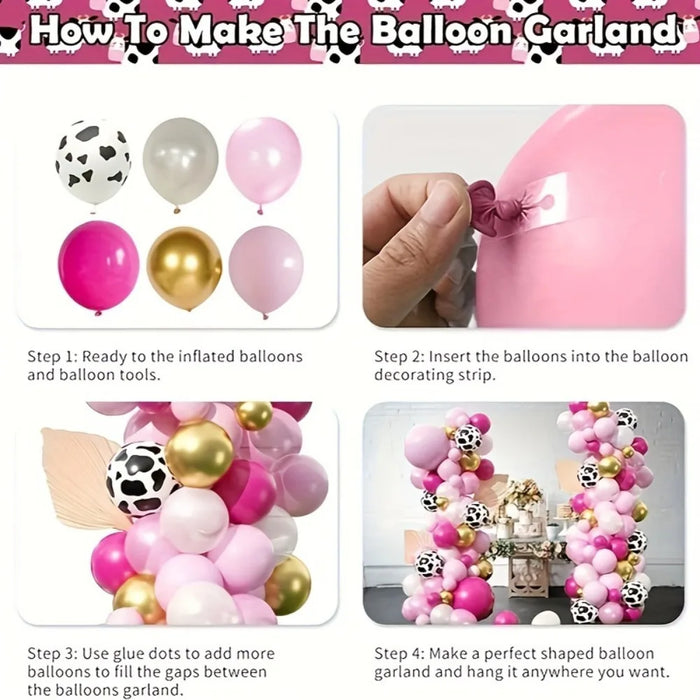 113Pcs Farm Theme Balloon Garland Arch Set Birthday Party Decoration Festival Celebration Scene Decoration Interior Decoration