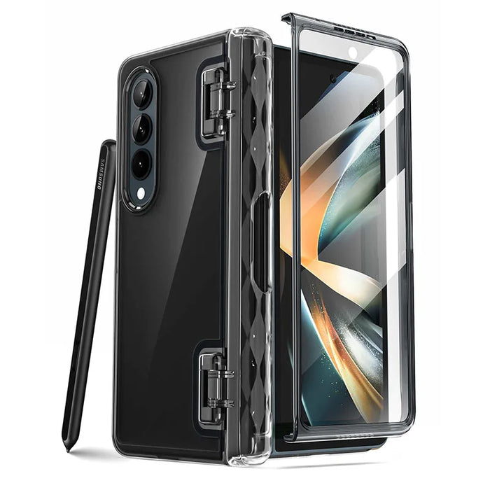 For Samsung Galaxy Z Fold 4 5G 2022 Cosmo Slim Stylish Protective Bumper Case With Built-In Screen Protector