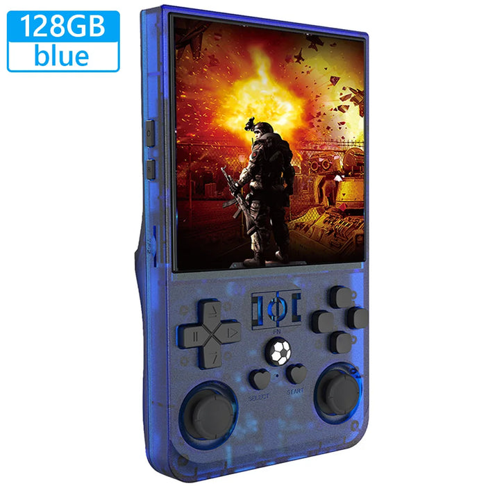 R36Max Retro Handheld Video Game Console Open Source Linux System 4.0 Inch Ips Screen Pocket Video Player Built-In 15000+ Games