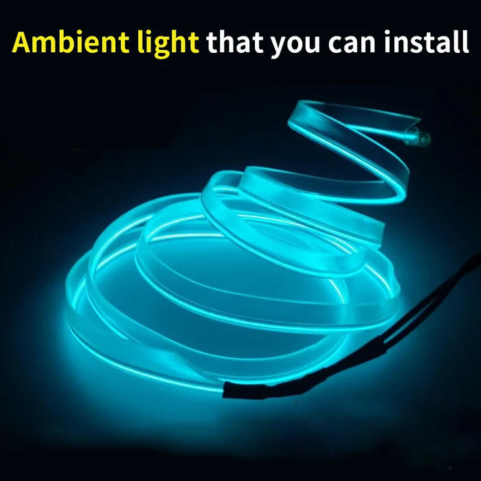 5M Usb Car Interior Led Strip Diy Ambient Light