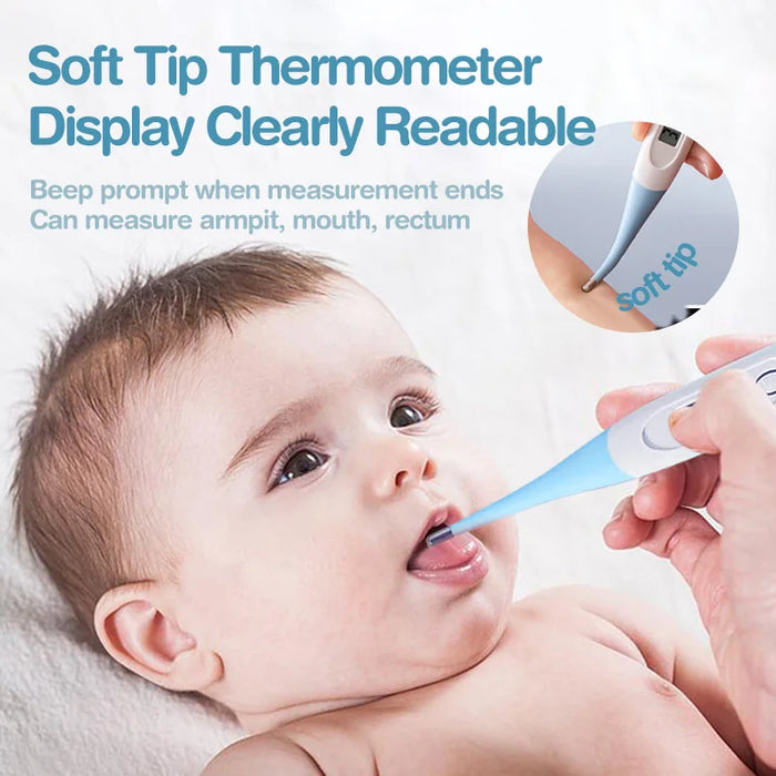 10 Piece Baby Health Kit Thermometer Grooming Tools Teether Toothbrush