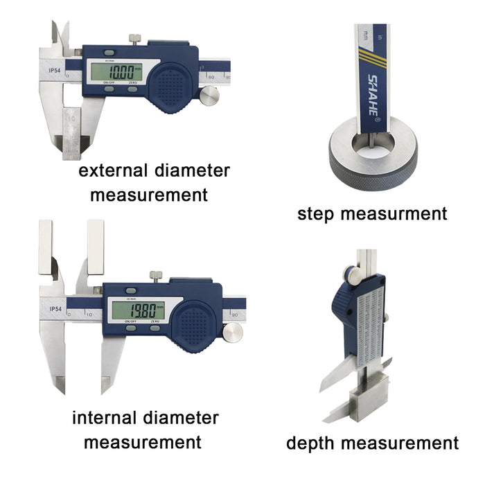 Stainless Steel Digital Caliper Precise Measuring Tool