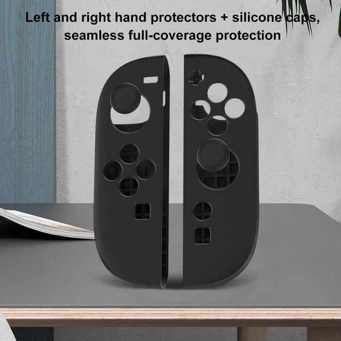 Silicone Handle Case For Switch 2Joy-Con Anti-Slip Protective Skin Protection Shell With 2 Thumbstick Grips Caps For Switch 2