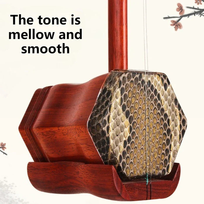 Traditional 2 String Rosewood Erhu For Beginners