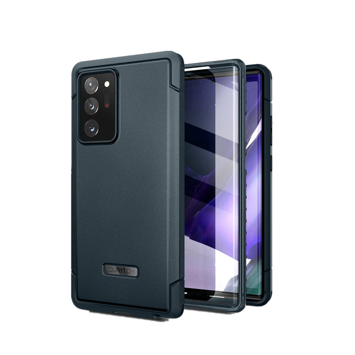 For Samsung Galaxy Note 20 Ultra 6.9 Inch Full-Body Protective Rugged Heavy Duty Shockproof Case 2 Front Frames Protector