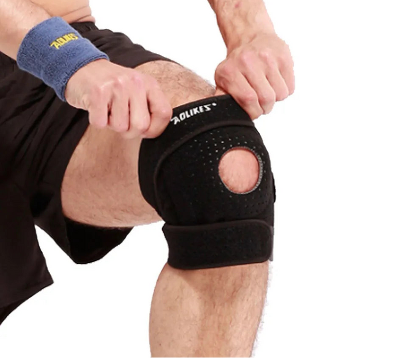 Knee Brace With Side Stabilizers & Gel Pads Pain Support For Running Workout Arthritis