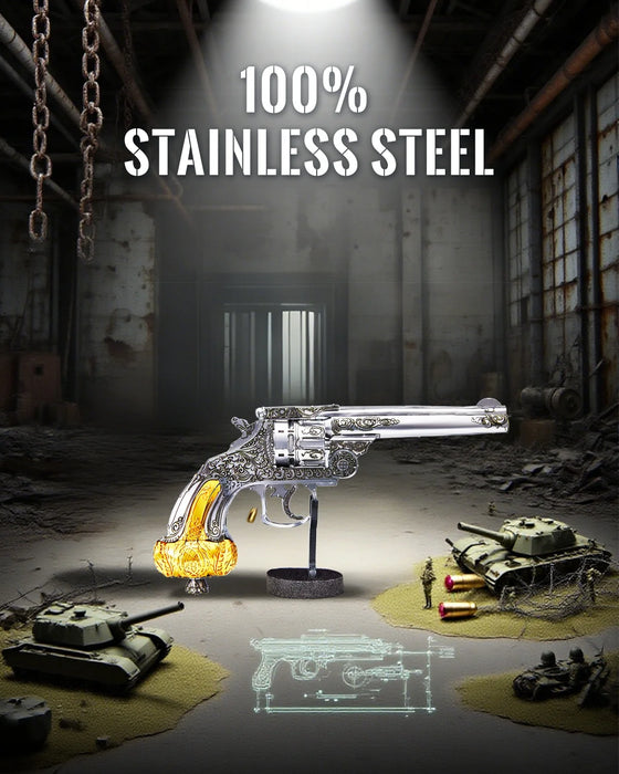 Metal Revolver Puzzle Kit For Family Fun