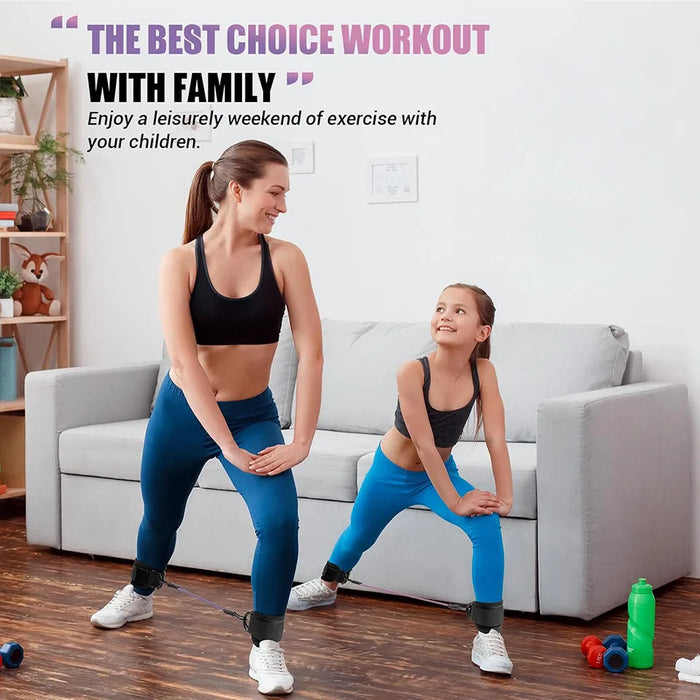 Ankle Resistance Bands Cuffs For Leg Workouts