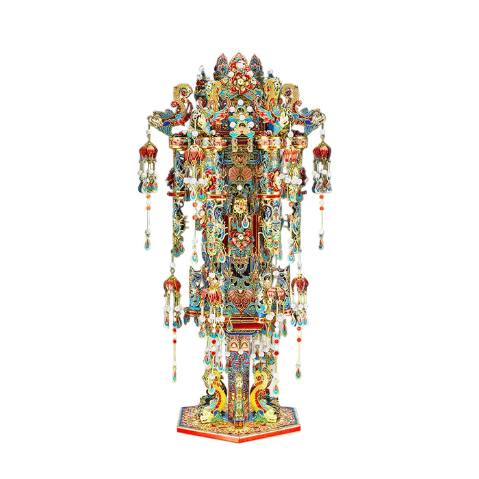 Kingfisher Palace Lantern 3D Metal Puzzle Kit Fun Family Craft