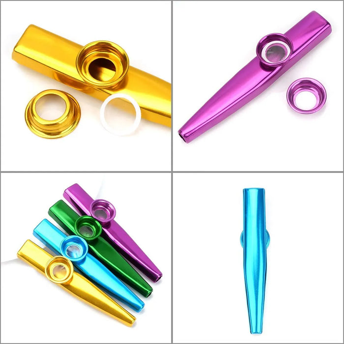 Aluminum Kazoo With Membrane Flute Diaphragm