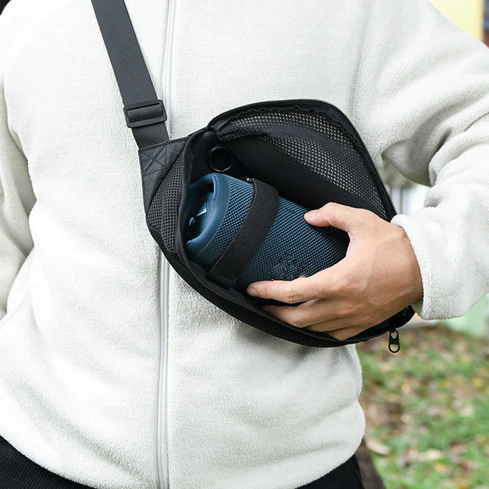 Speaker Carrying Case For Jbl Flip 4 5 6 Speaker Cases Anti Scratch Chest Pack Shockproof Speaker Crossbody Bag For Ue Boom 3