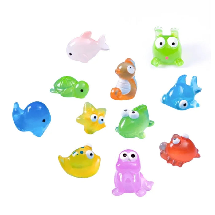 Tiny Ocean Resin Sea Animals For Diy Fish Tank Or Garden