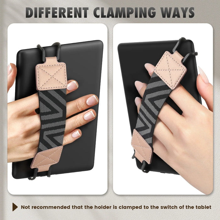 For 6-8 Inch Kindle Ereaders Fire Tablet Elasticity Lightweight Versatile Hand Strap Finger Grip Holder