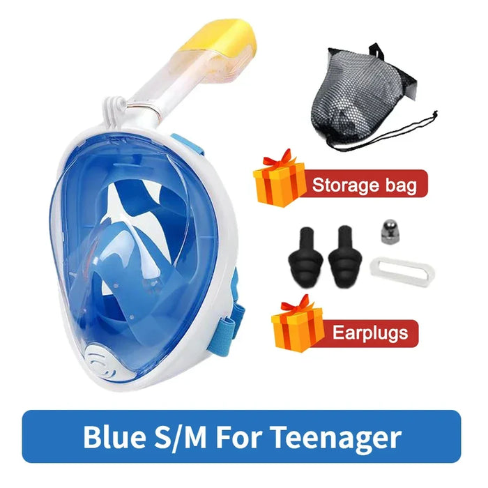 Full Face Snorkel Mask For Kids & Adults