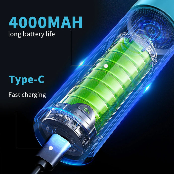 Mini Wireless Car Vacuum Strong Suction Portable Cleaning Machine