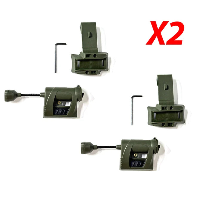 4 Mode Tactical Helmet Light With Ir Laser