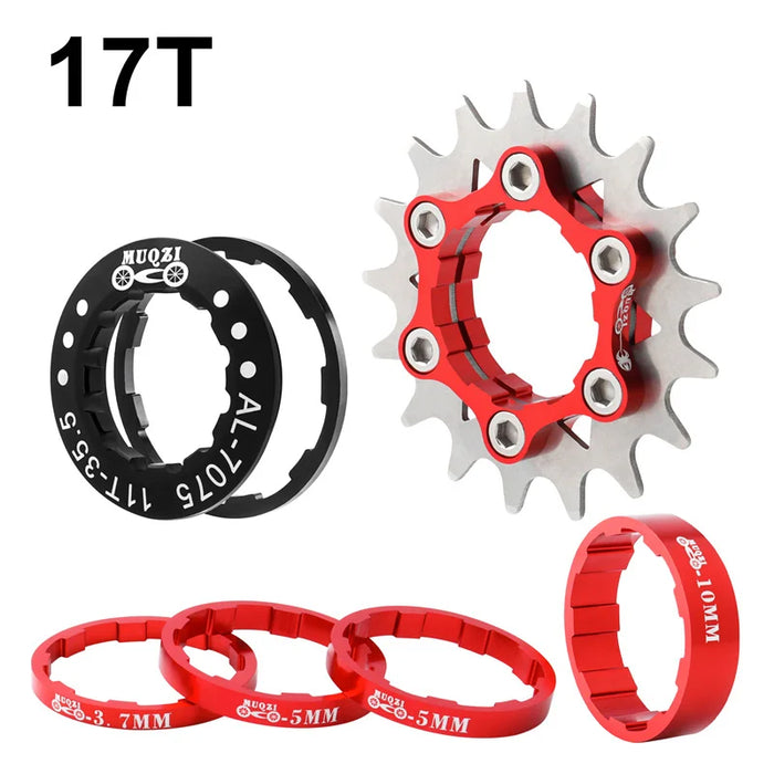Single Speed Cassette Cog Conversion Kit 12 22T