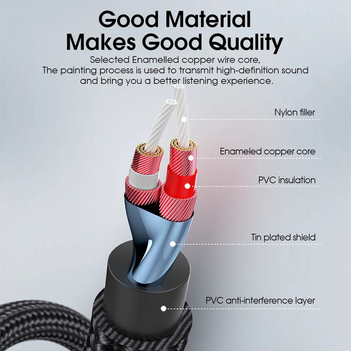 Rca Audio Cable Stereo 3.5Mm To 2Rca Cable Male To Female Aux Rca Jack Y Splitter For Amplifier Audio Home Theater Wire