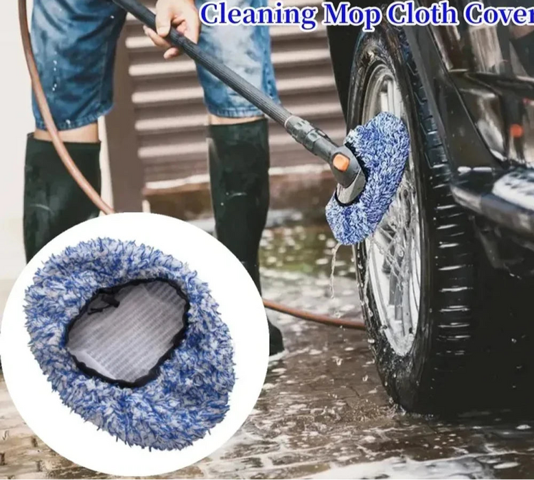 Plush Mop Brush Cover For Car Wash Long Handle Replacement Cloth Cleaning Accessories
