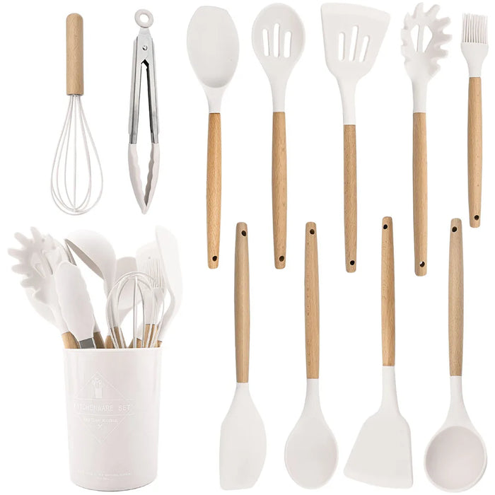 Non Stick Silicone Kitchen Utensil Set