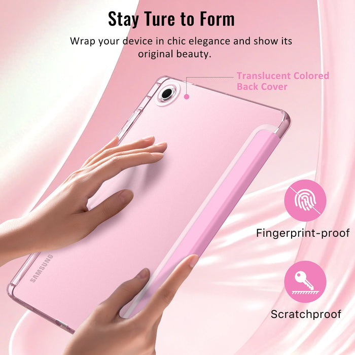 For Samsung Galaxy Tab S10 Lite 10.9 Inch 2025 Sm-X400 / Sm-X406B Slim Light Trifold Protective Case With S Pen Holder