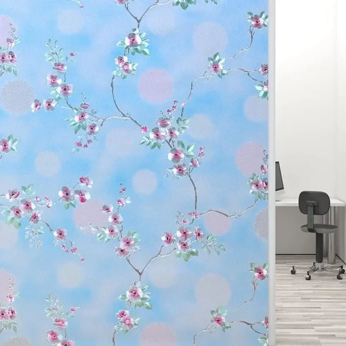 Anti-Uv Opaque Window Film - No Glue Removable Privacy Decorative Glass Sticker