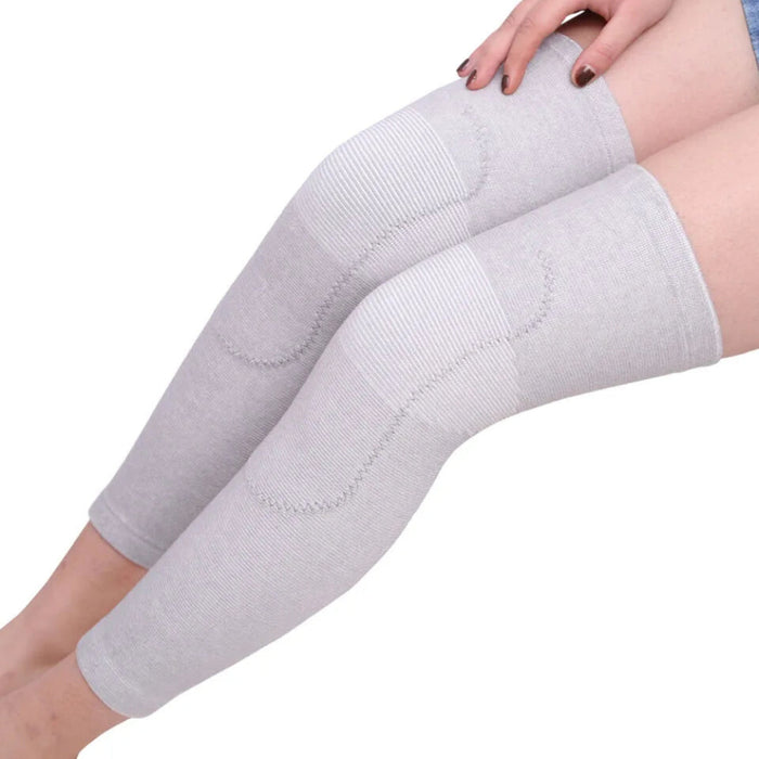 Pair of Long Calf Knee Pad Warm Support For Arthritis Relief
