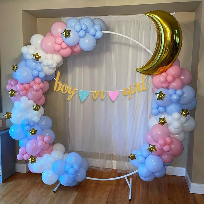 135Pcs Welcome Party Balloon Chain Garland Wrap Set Birthday Gender Reveal Party Anniversary Party Live Decor Interior Decor